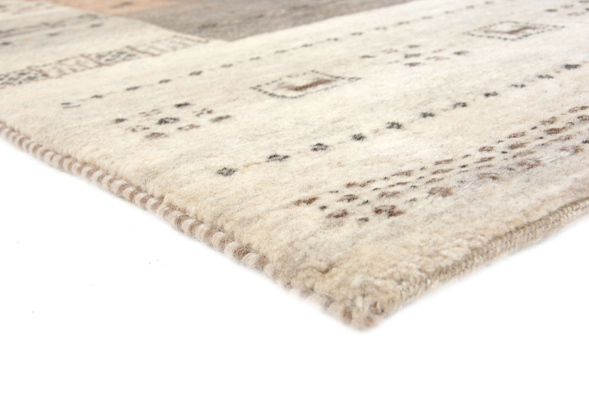 Alfombra Gabbeh - Loribaft Indus - 299 x 205 cm - beige oscuro