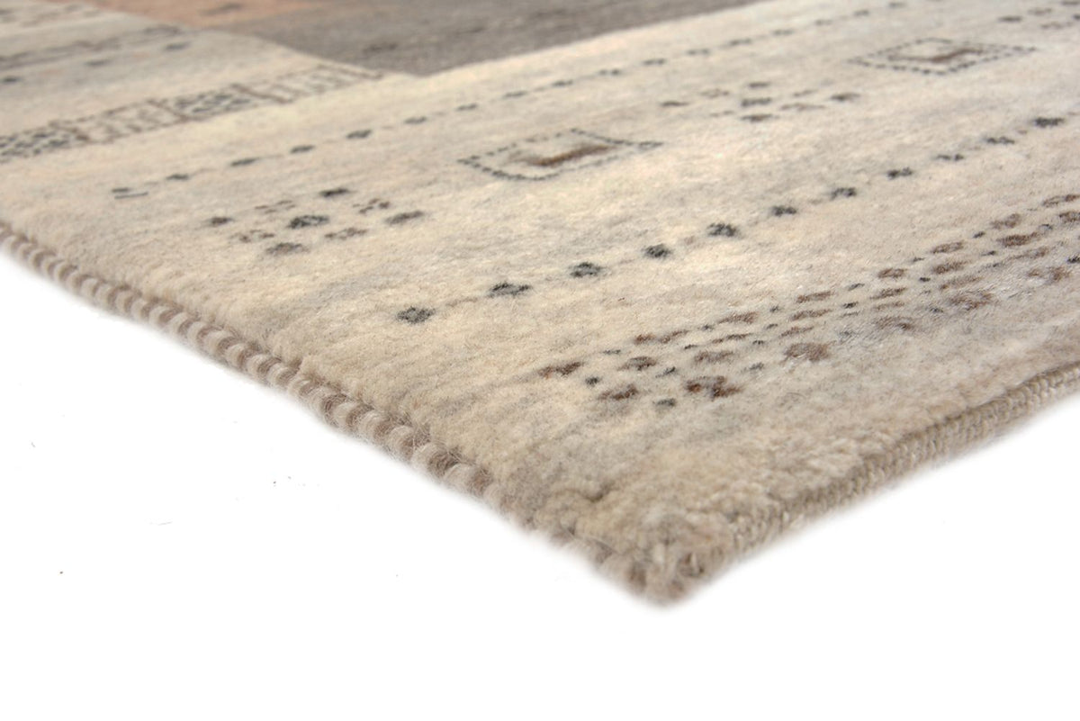 Alfombra Gabbeh - Loribaft Indus - 302 x 248 cm - beige oscuro
