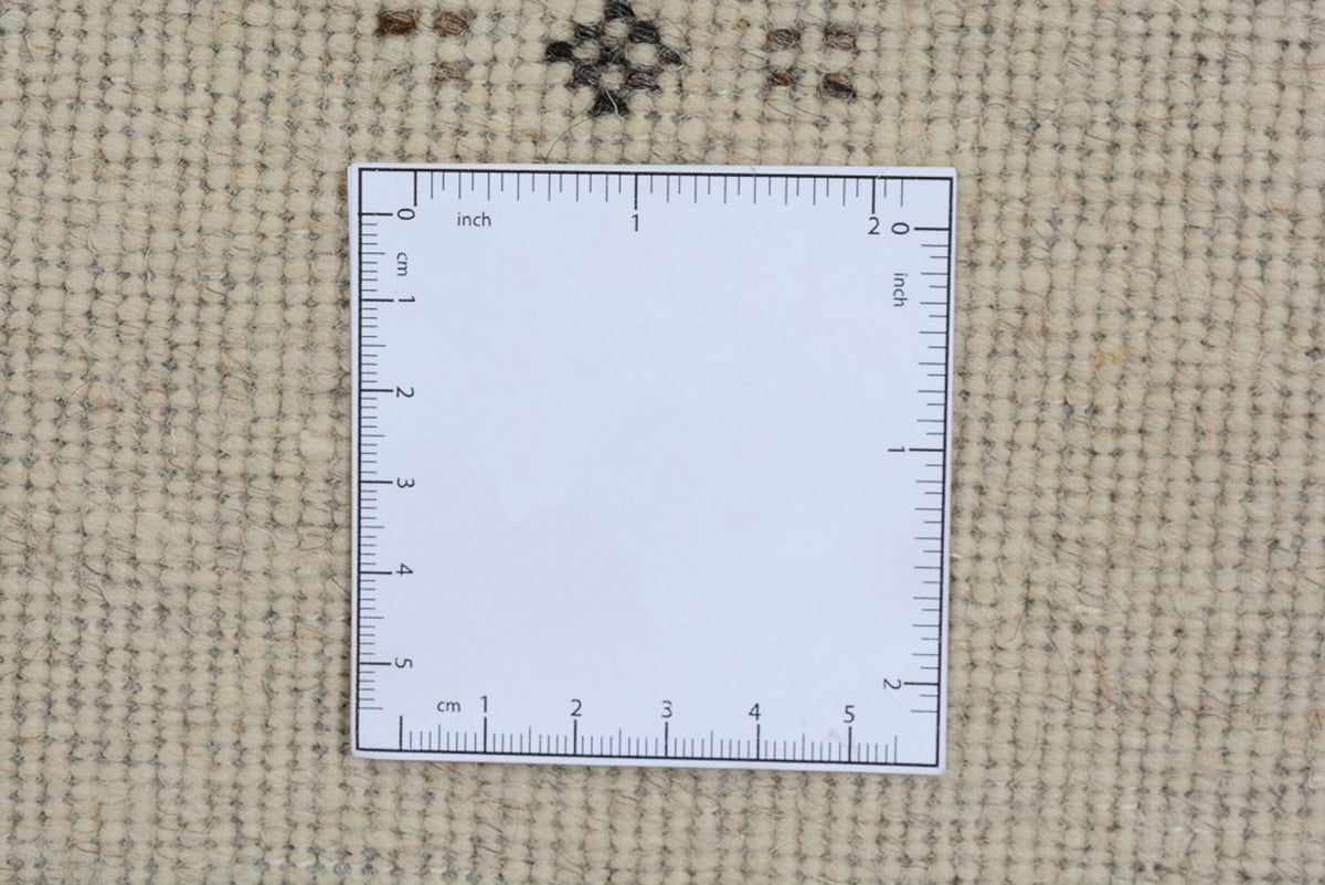 Alfombra Gabbeh - Loribaft Indus - 302 x 248 cm - beige oscuro
