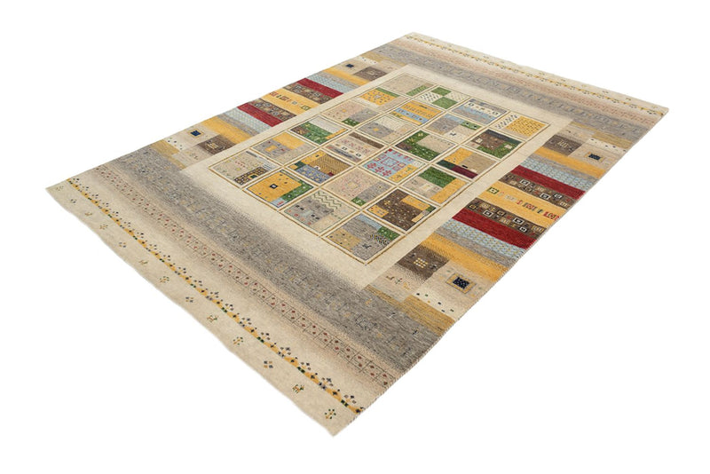 Alfombra Gabbeh - Loribaft Indus - 241 x 174 cm - multicolor
