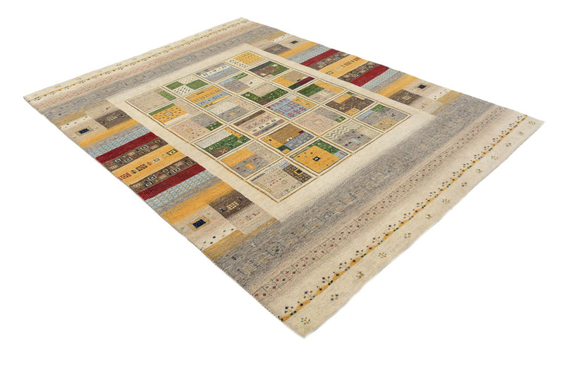 Alfombra Gabbeh - Loribaft Indus - 241 x 174 cm - multicolor