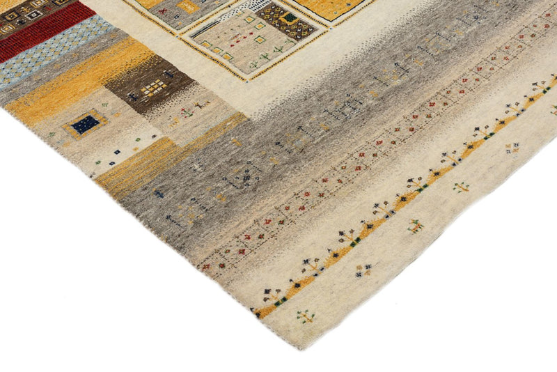 Alfombra Gabbeh - Loribaft Indus - 241 x 174 cm - multicolor
