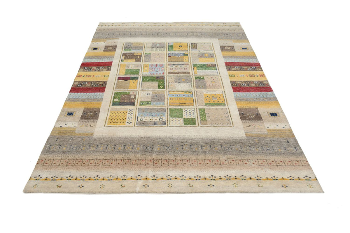 Alfombra Gabbeh - Loribaft Indus - 241 x 174 cm - multicolor