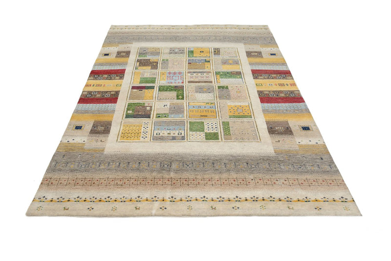 Alfombra Gabbeh - Loribaft Indus - 241 x 174 cm - multicolor