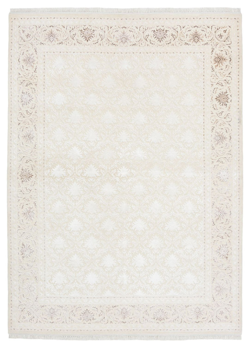 Alfombra oriental - 240 x 176 cm - blanco