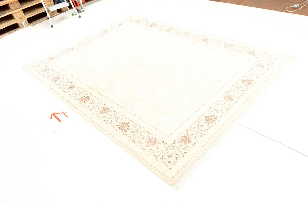 Alfombra oriental - 240 x 176 cm - blanco