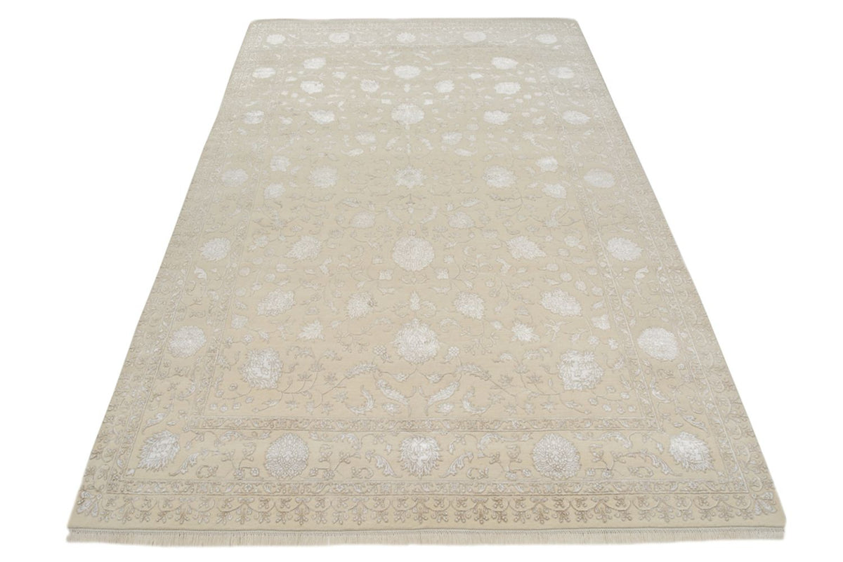 Alfombra oriental - 302 x 208 cm - crema