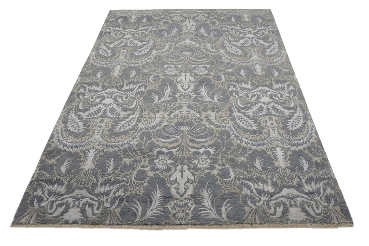 Alfombra de diseño - 304 x 205 cm - gris claro