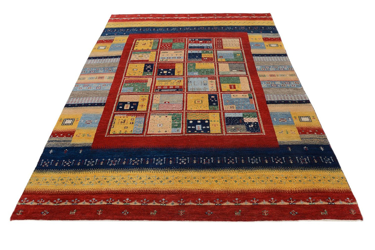 Alfombra Gabbeh - Loribaft Indus - 240 x 173 cm - multicolor
