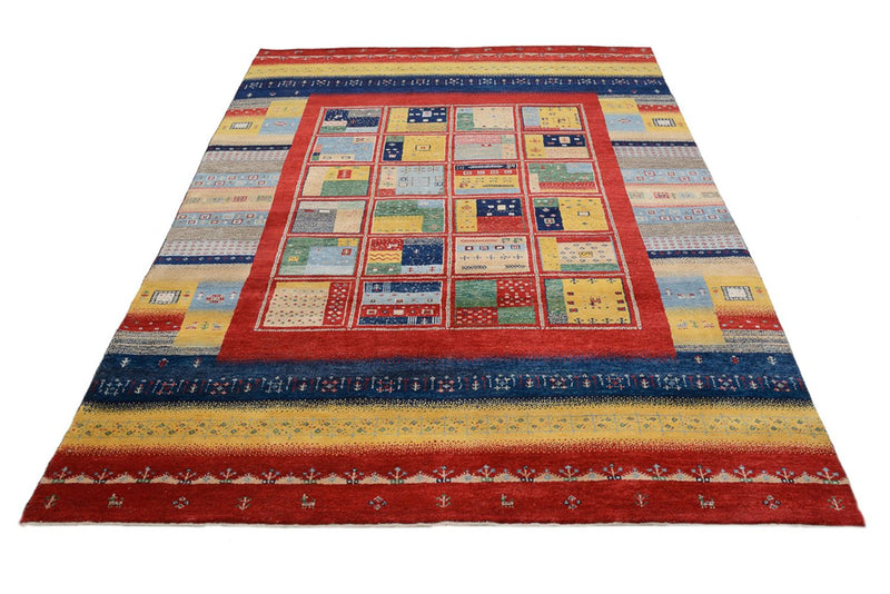 Alfombra Gabbeh - Loribaft Indus - 240 x 173 cm - multicolor