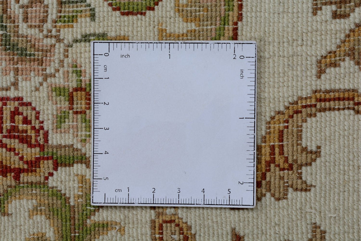 Alfombra oriental - Tabriz - 304 x 209 cm - crema