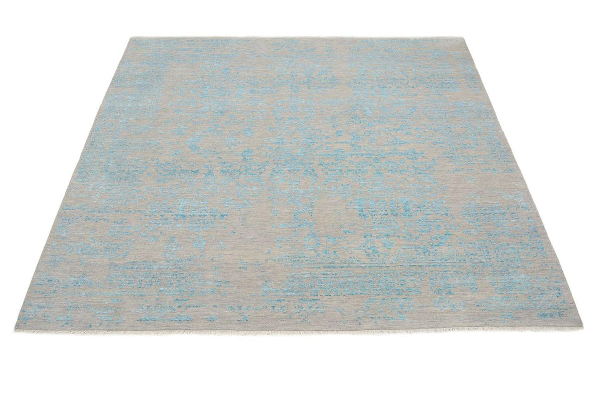 Alfombra de diseño cuadrado  - 249 x 249 cm - azul claro