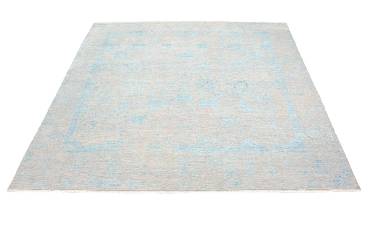 Alfombra de diseño cuadrado  - 301 x 301 cm - azul claro