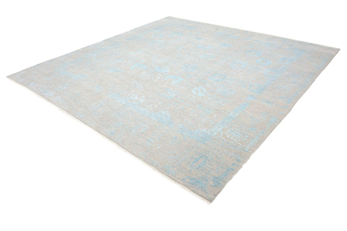 Alfombra de diseño cuadrado  - 301 x 301 cm - azul claro
