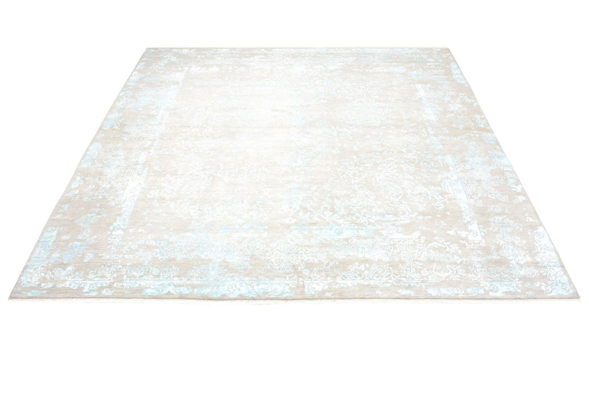 Alfombra de diseño cuadrado  - 308 x 303 cm - azul claro