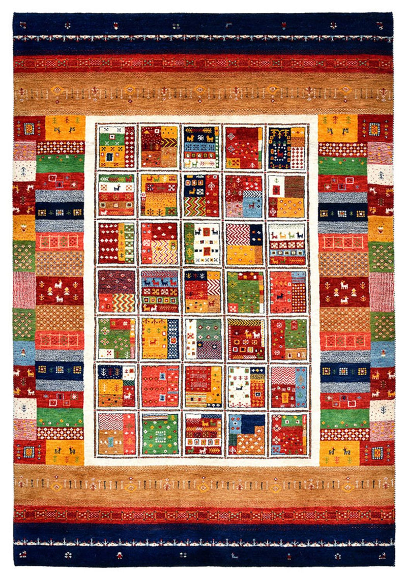 Alfombra Gabbeh - Loribaft Indus - 245 x 170 cm - multicolor