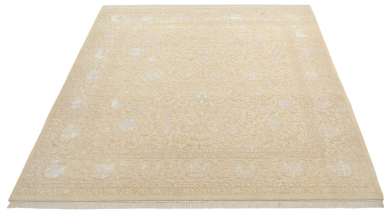 Alfombra oriental cuadrado  - 253 x 251 cm - beige claro