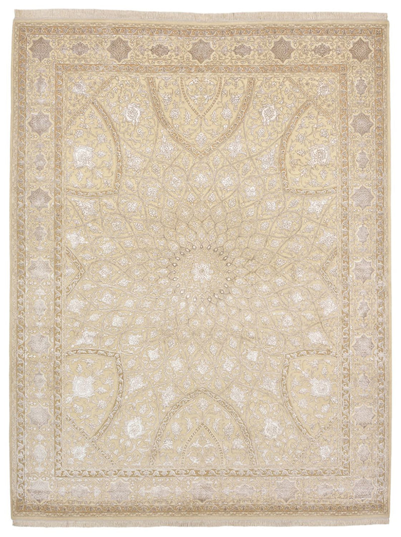 Alfombra oriental - 293 x 222 cm - beige oscuro