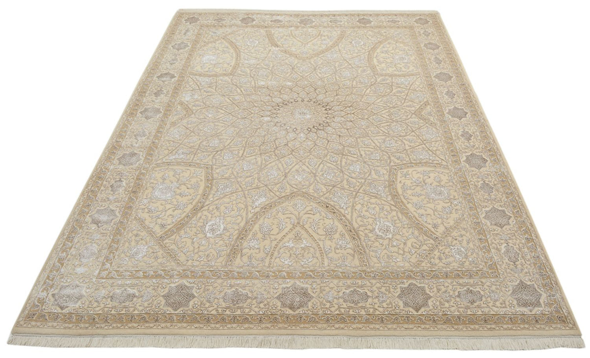 Alfombra oriental - 293 x 222 cm - beige oscuro