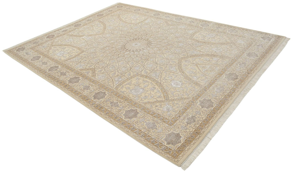 Alfombra oriental - 293 x 222 cm - beige oscuro