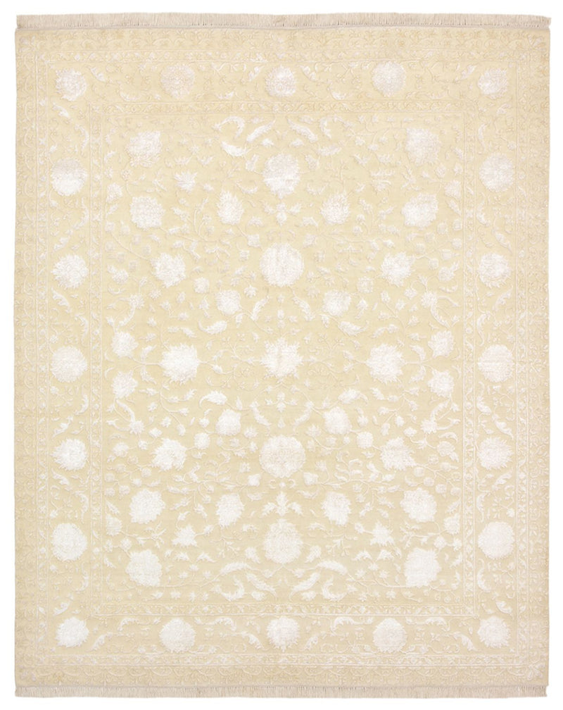 Alfombra oriental - 253 x 207 cm - beige claro