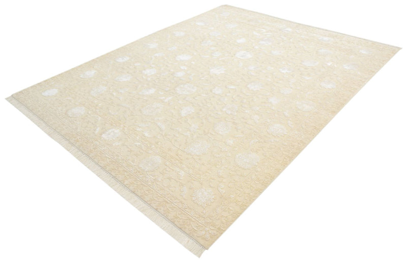 Alfombra oriental - 253 x 207 cm - beige claro