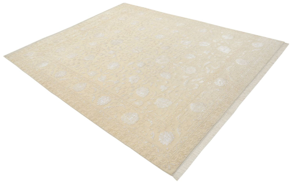Alfombra oriental - 253 x 207 cm - beige claro