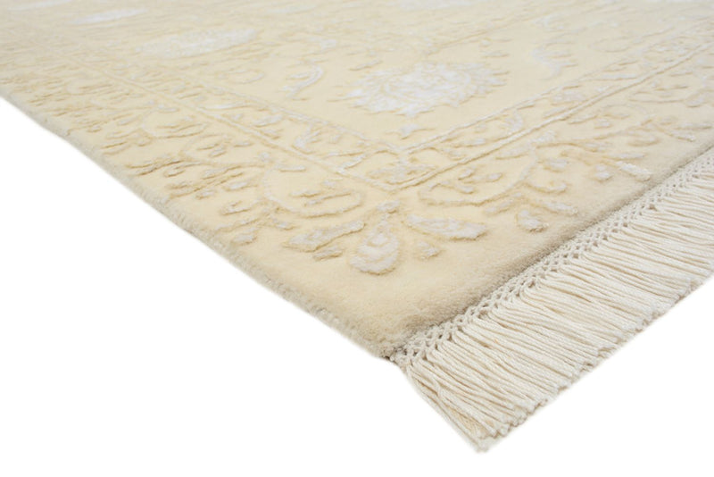 Alfombra oriental - 253 x 207 cm - beige claro
