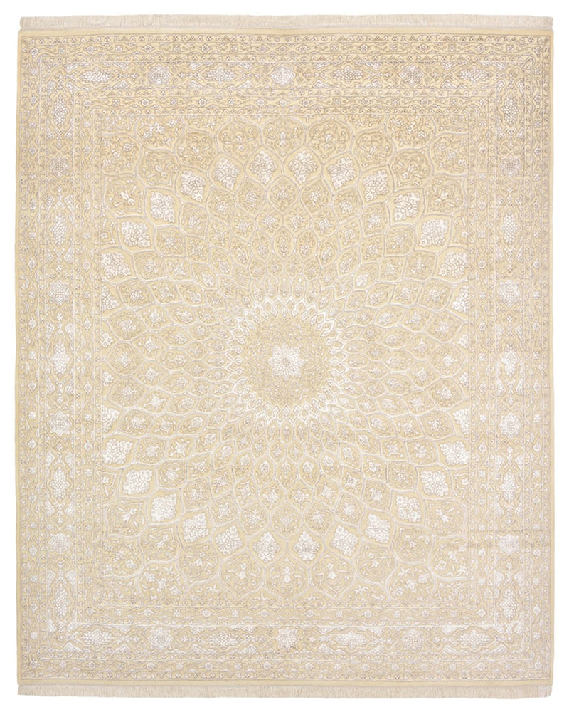 Alfombra oriental - 249 x 206 cm - beige oscuro
