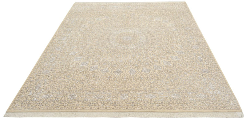 Alfombra oriental - 249 x 206 cm - beige oscuro