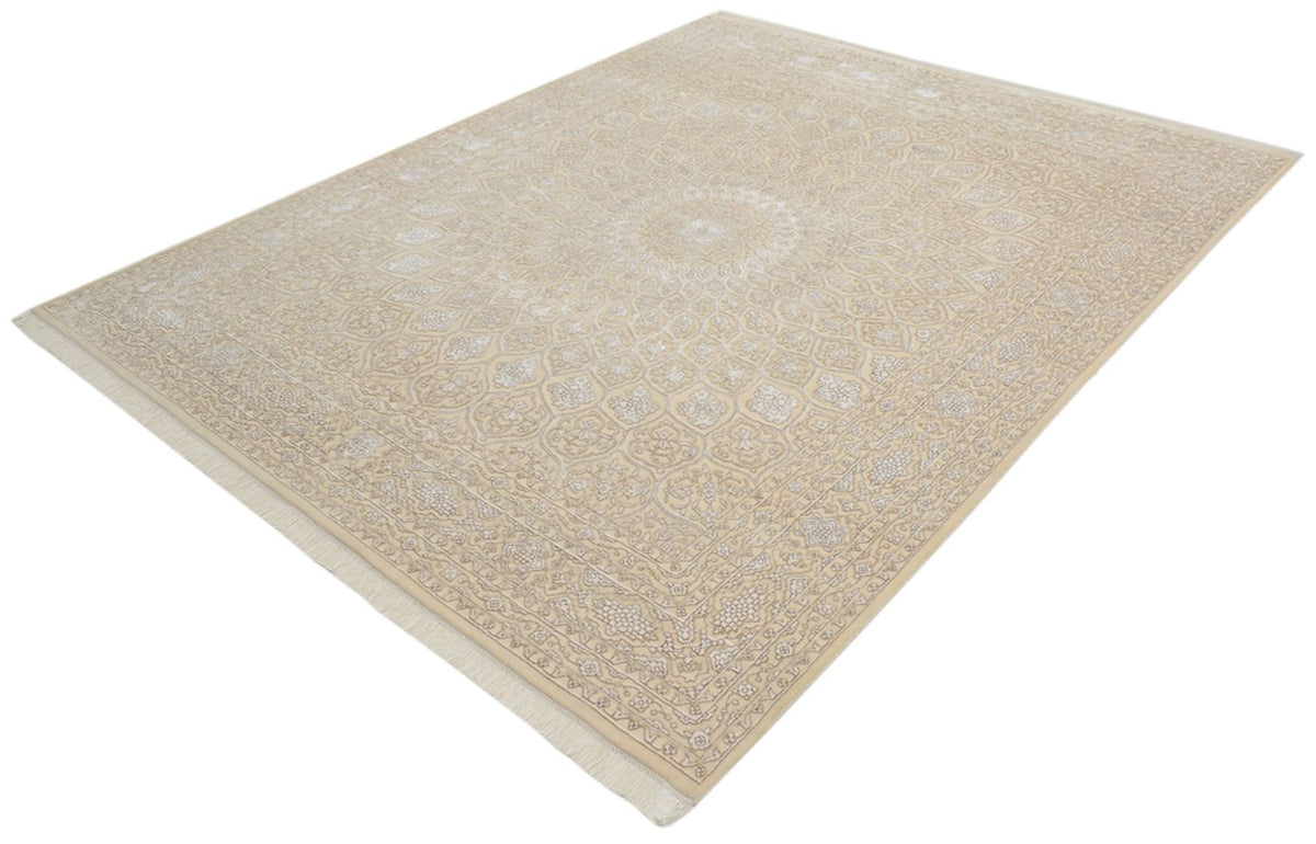 Alfombra oriental - 249 x 206 cm - beige oscuro