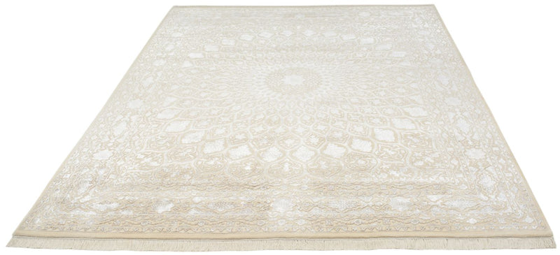 Alfombra oriental - 249 x 206 cm - beige oscuro