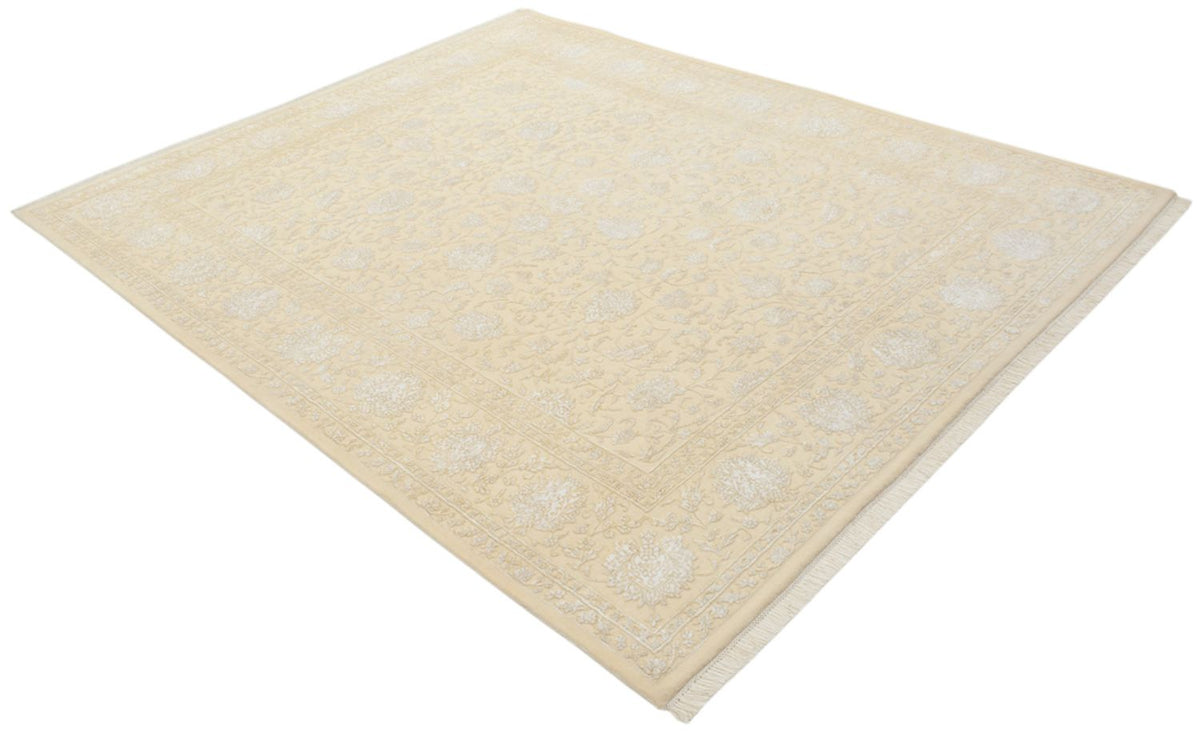 Alfombra oriental - 254 x 204 cm - beige claro