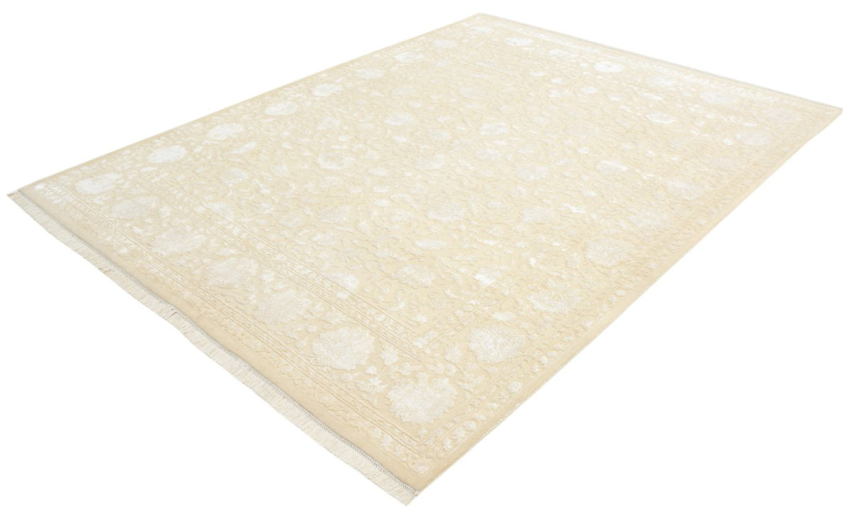 Alfombra oriental - 257 x 203 cm - beige claro
