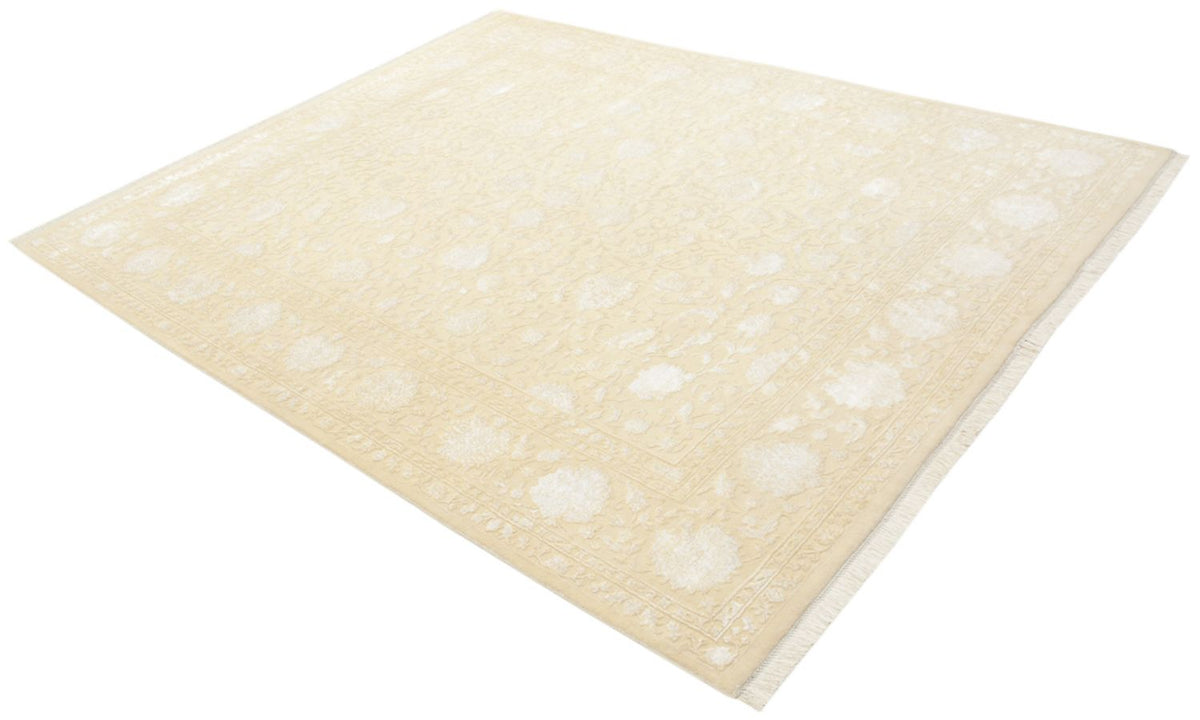 Alfombra oriental - 257 x 203 cm - beige claro