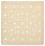 Alfombra oriental cuadrado  - 204 x 202 cm - beige claro