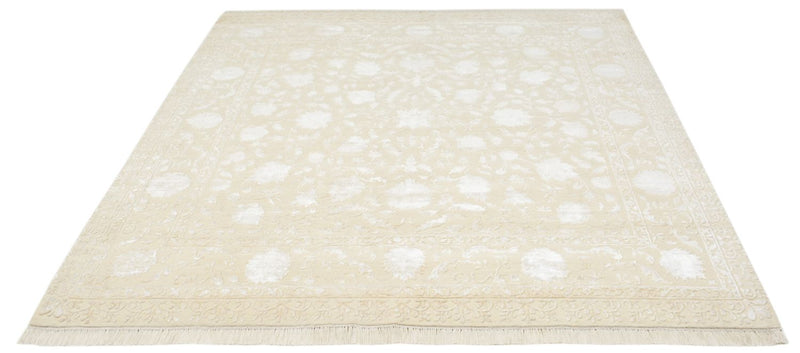 Alfombra oriental cuadrado  - 204 x 202 cm - beige claro