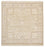 Alfombra oriental cuadrado  - 251 x 249 cm - beige oscuro