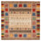Alfombra Gabbeh - Loribaft Indus cuadrado - 203 x 201 cm - multicolor