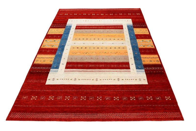 Alfombra Gabbeh - Loribaft Indus cuadrado  - 251 x 248 cm - multicolor