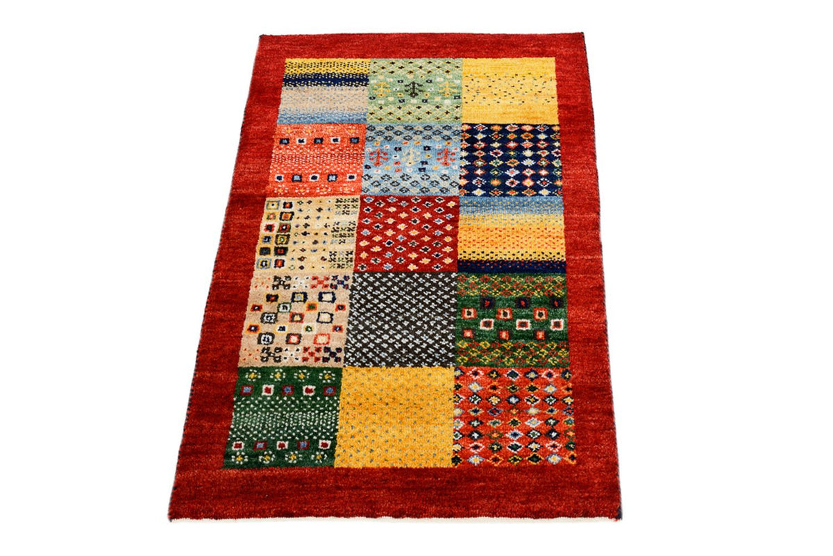 Alfombra Gabbeh - Loribaft Indus - 89 x 64 cm - multicolor