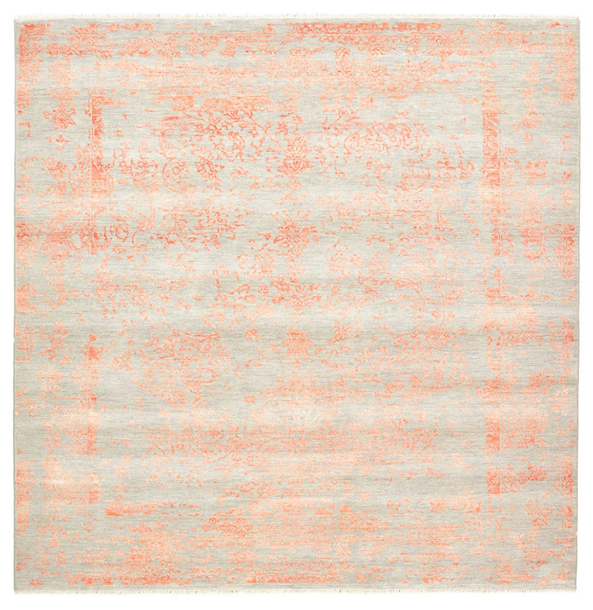 Alfombra de diseño cuadrado  - 200 x 199 cm - gris claro
