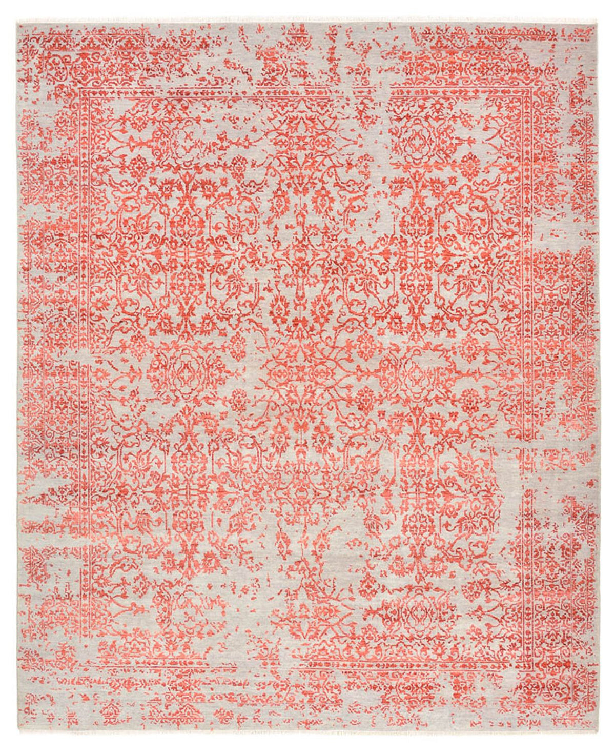 Alfombra de diseño - 297 x 245 cm - rojo claro