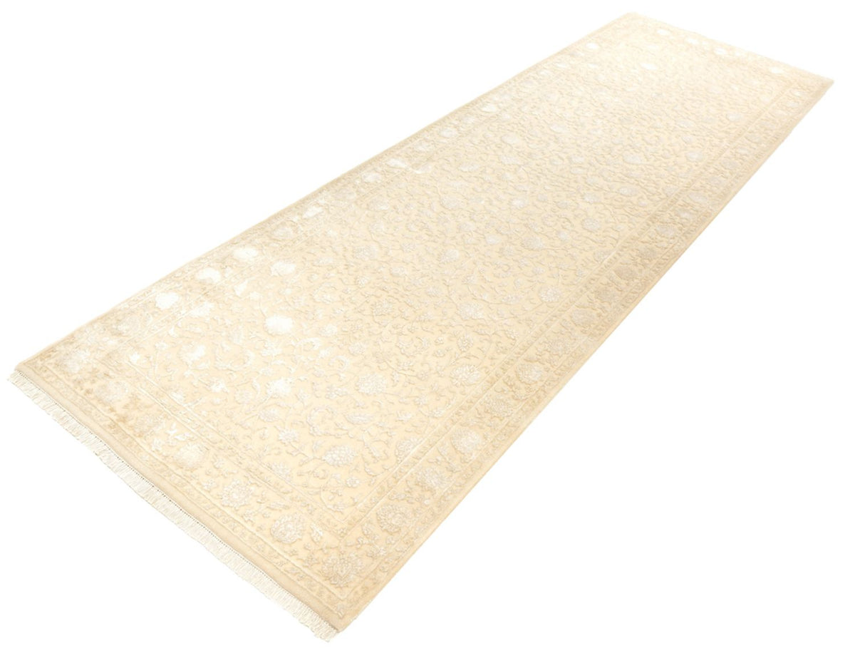 Alfombra de pasillo Alfombra oriental - 301 x 107 cm - beige claro