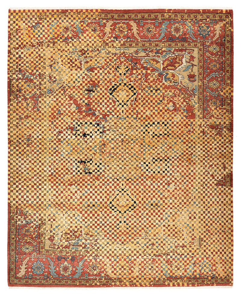 Alfombra de diseño - 299 x 242 cm - oro