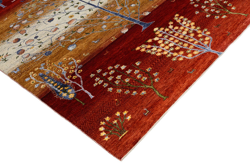 Alfombra Gabbeh - Loribaft Indus - 242 x 177 cm - multicolor