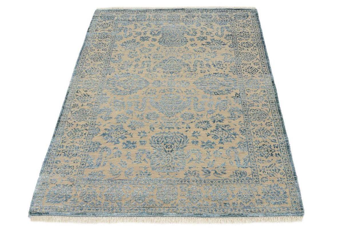Alfombra de diseño - 151 x 106 cm - azul claro