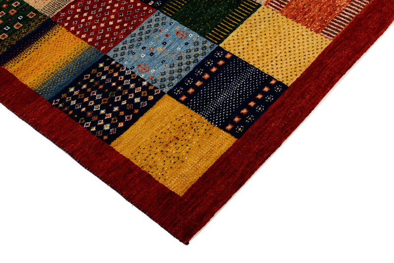 Alfombra Gabbeh - Loribaft Indus - 162 x 91 cm - multicolor
