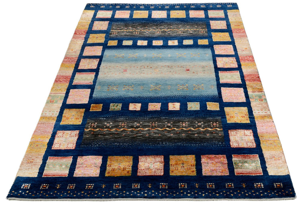 Alfombra Gabbeh - Loribaft Indus - 187 x 125 cm - multicolor