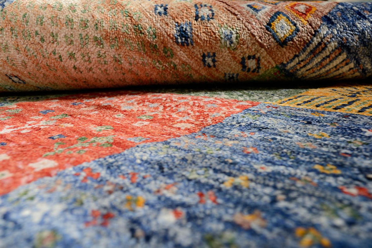 Alfombra Gabbeh - Loribaft Indus - 246 x 171 cm - multicolor